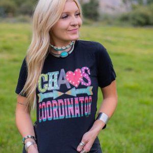 CHAOS COORDINATOR Handmade Cactus Graphic Tee